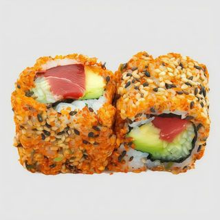 Uramaki De Atún Roll Picante Y Sésamo (8 Pzs.)