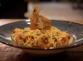 Spaghetti ai Gamberi