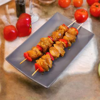 Brochettes  De  Poulet Marinées