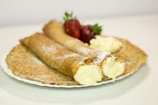 Clătită cu brânză dulce 