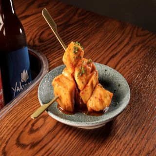 Yakitori de Pollo frito crujiente