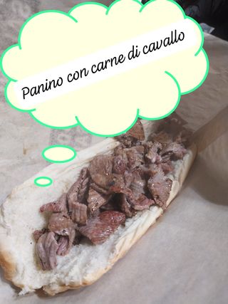 Panino con carne di cavallo