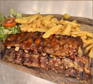 Bbq full rack ribs