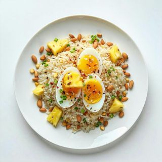 45 Riso pinoli e ananas