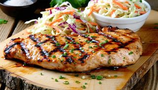 Piept de pui la gratar