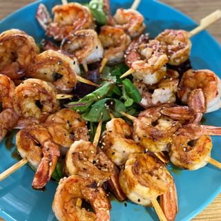 Yakitori de Gambas