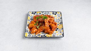 Жареная курица в кисло-сладком соусе