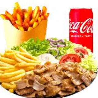 Piatto kebab menù