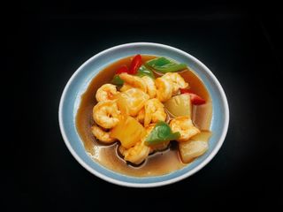 154. Gamberi in salsa agrodolce