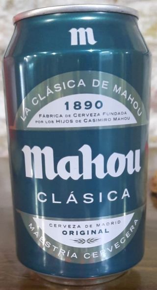 Cerveza MAHOU LATA!!