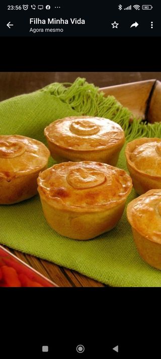 Empada de galinha cremosa 