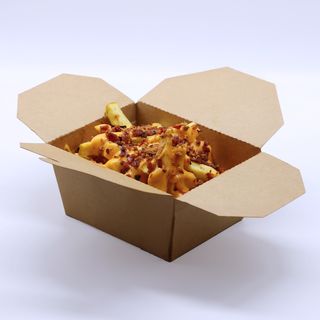 Patata con Bacon y Salsa Cheddar