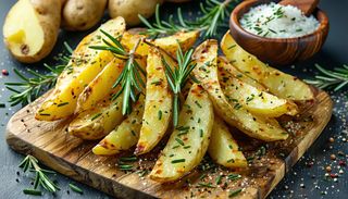 Cartofi wedges aromati