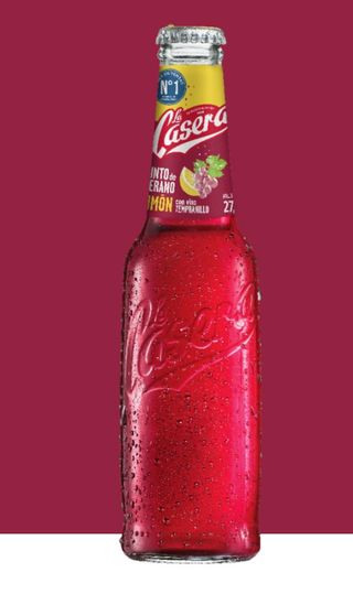 La Casera tinto de verano con limón