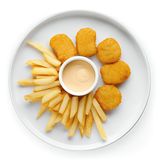 Куриные наггетсы  с фри