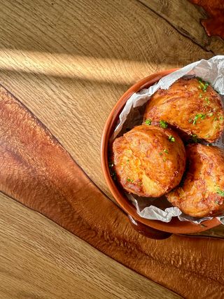 Medalioane de cartofi deep fried