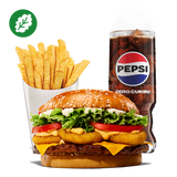 Spicy Cayenne Plant-Based Whopper Burger Zestaw