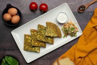 Fritata sa spanaćem i feta sirom