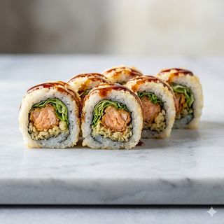 142.Salmon crispy
