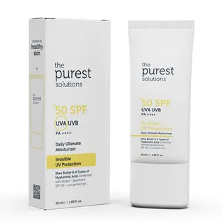 The Purest Solutions  Invisible Uv Protection Daily Intensive Moisturizer 50+ Spf 50ml