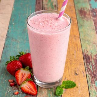 Batido de Helado de Fresa