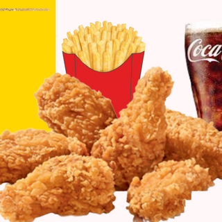 Menú Alitas (8 Uds.)