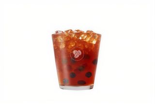 Peach & Blueberry Bubble Iced Tea