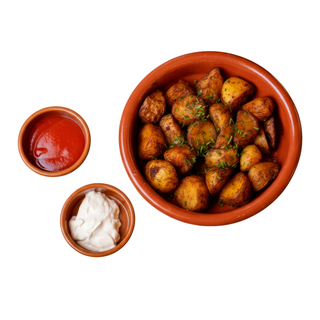 Patatas rústicas o fritas