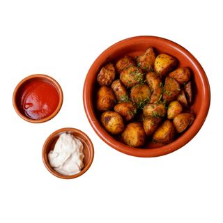 Patatas rústicas o fritas