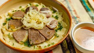 Традиционый бешбармак