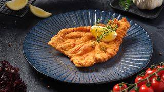 Șnițel de porc pane