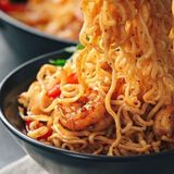 Shrimp noodles