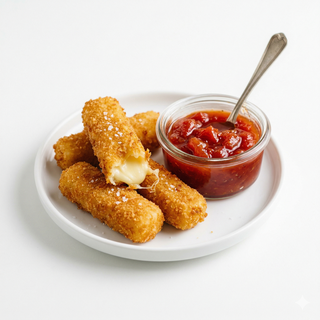 Queso Frito Con Confitura De Tomate