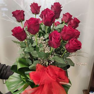 15 rose  extra  mazzo  de lux 