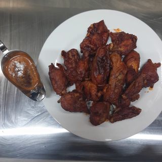 Half Chicken Poussin + Chips OR Naan