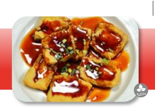 122-Tofu frito en salsa de la casa