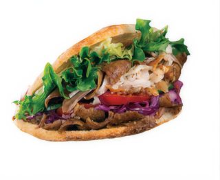 Panino kebab solo carne