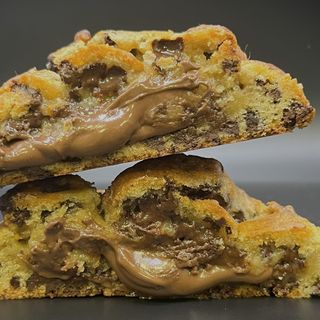 Sea Salt Nutella Monster Cookie