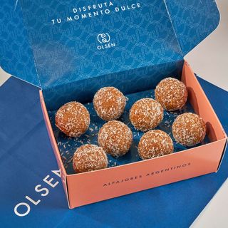 Caja 8 trufas de maicena