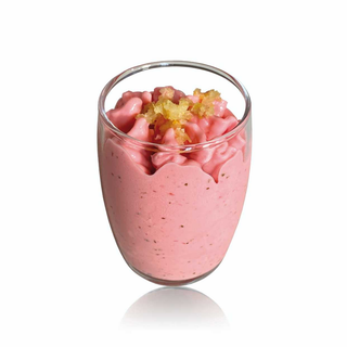Helado de fresa , Lima y Menta