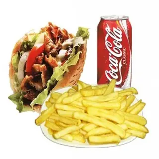 PITA + PATATAS + BEBIDA 