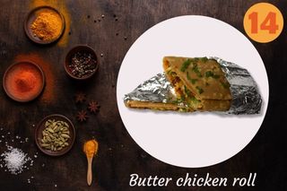 16. Butter paneer roll
