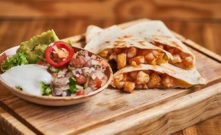 Quesadilha de Camarão