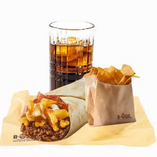 Meniu Cheesy Bacon Fries Burrito