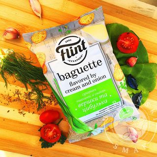 Sucharki “Flint Baguette” śmietanka cebula 60g