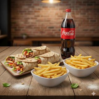 Menú 2 Durum Kebab (3 Uds.)