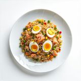 119 Riso saltato con salmone