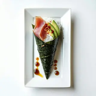 125. Temaki spicy tuna