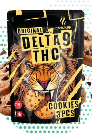 Delta 9 Cookie - 3 Peças