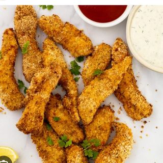 Fingers De Pollo Con Salsa Mostaza Y Miel (7 Uds.)